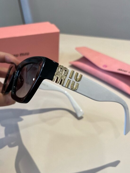 ? Miu Miu Silver Frame Sunglasses | Cool & Edgy